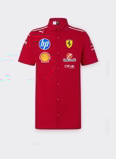 Ferrari Puma 与 Scuderia Ferrari HP 合作款2025车队衬衫 樱桃色 LA01Zf