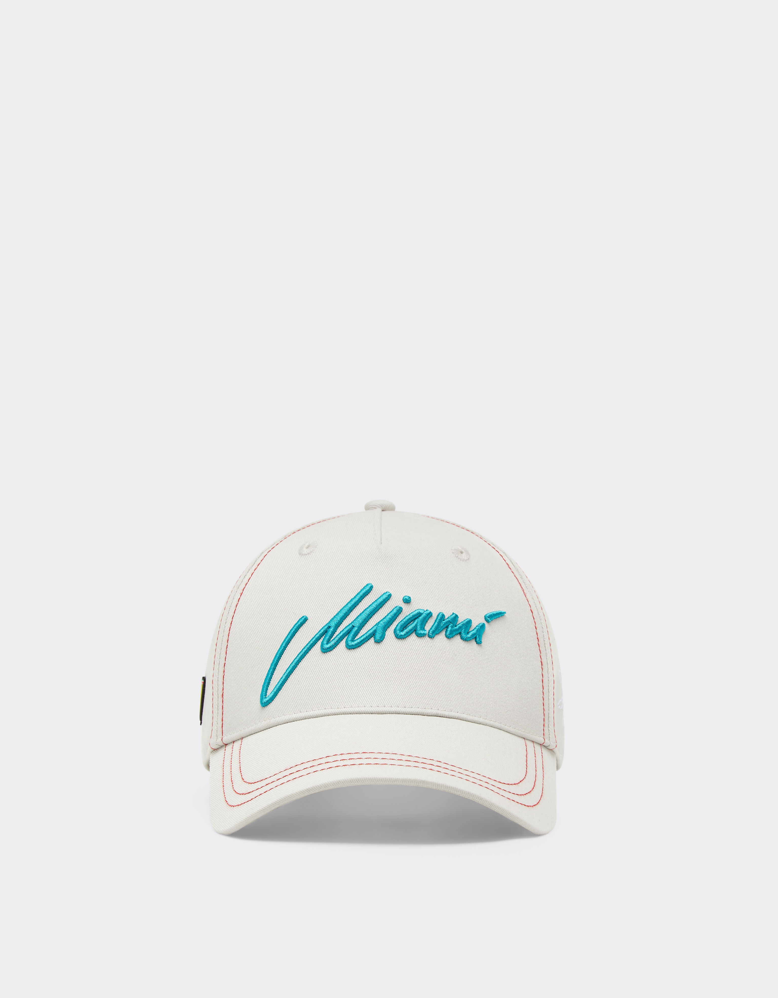 Ferrari Scuderia Ferrari Miami 2026 Baseball Cap Avorio SANCP0023HMM0029f