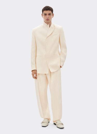 Ferrari 茧绸长裤 Avorio 50898f