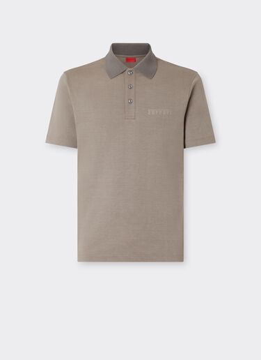 Ferrari 法拉利徽标棉质 Polo 衫 Clay 50994f