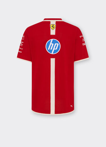 Ferrari Puma 与 Scuderia Ferrari HP 合作款上海特别版 Polo 衫 红色 LA04Jf