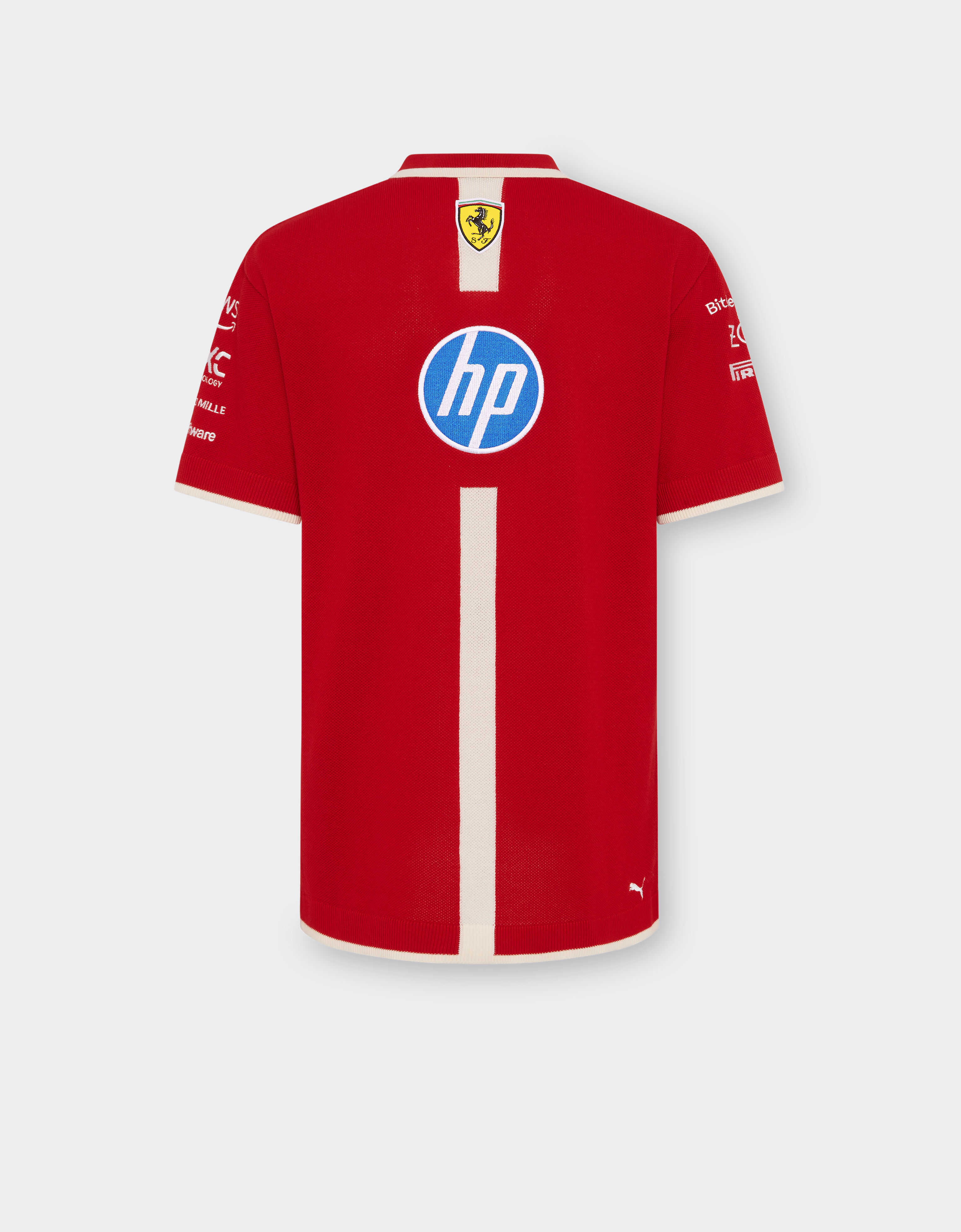 Ferrari Puma 与 Scuderia Ferrari HP 合作款上海特别版 Polo 衫 红色 LA04Jf