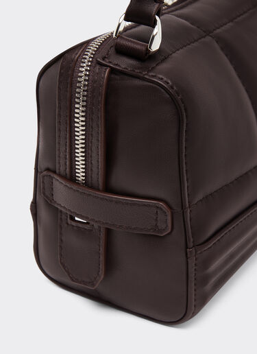 Ferrari 法拉利 GT Soft 绗缝皮革肩背包 Espresso 49770f