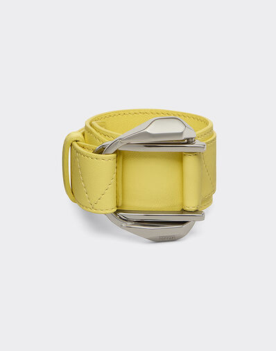 Ferrari Leather bracelet with buckle Iris Yellow 50002f