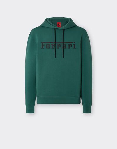Ferrari Scuba knit sweatshirt with contrast Ferrari logo Navy 21996f