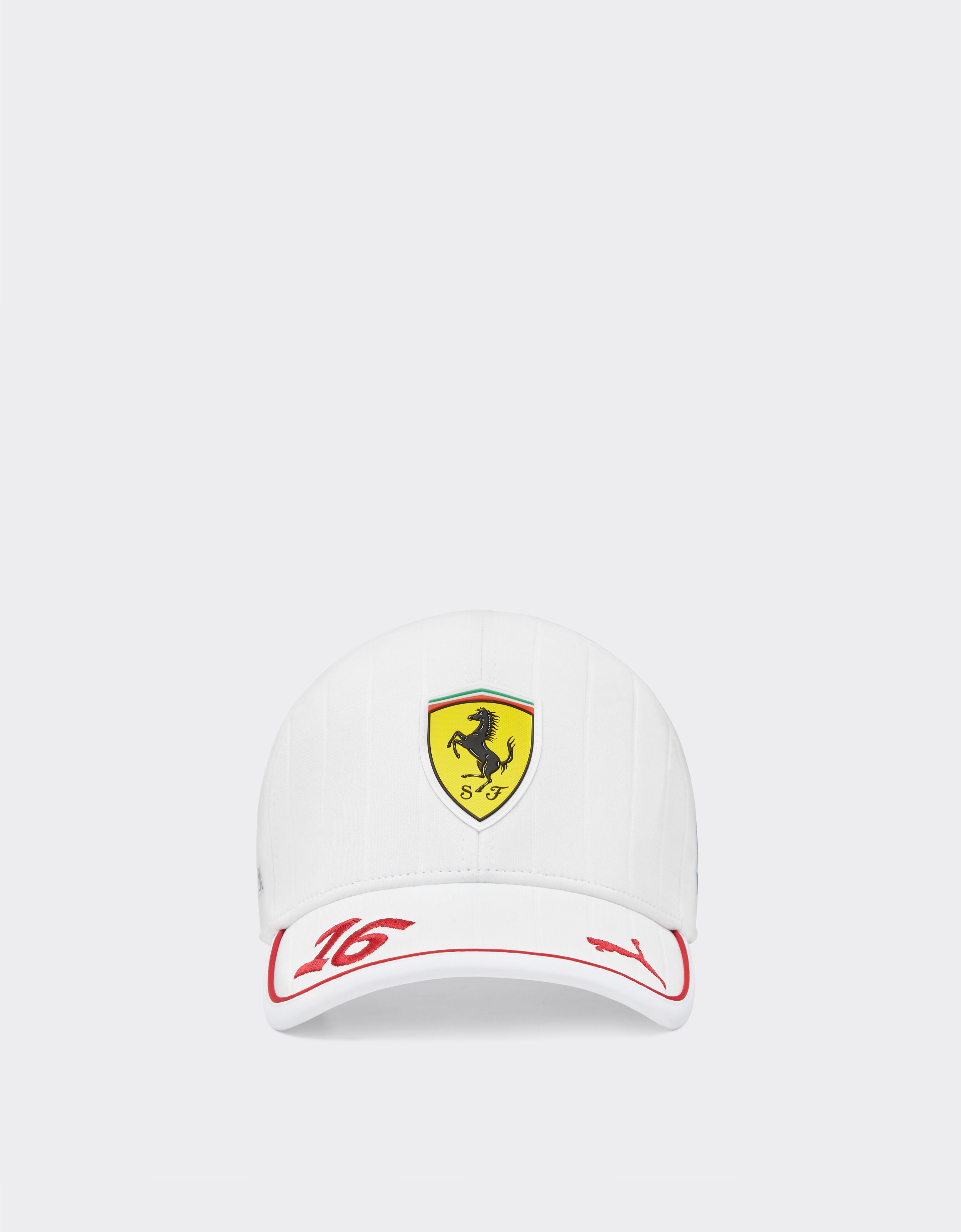 Ferrari Puma 与 Scuderia Ferrari HP 合作款迈阿密特别版 Leclerc 棒球帽 光学白 LA048f