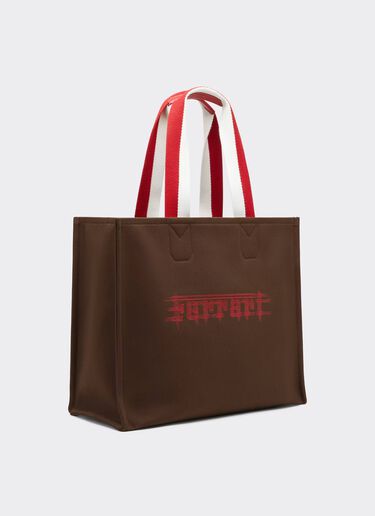 Ferrari Sac fourre-tout Ferrari en toile pour le GP de Monaco 2026 Caffè CBWTO0020YL00008f