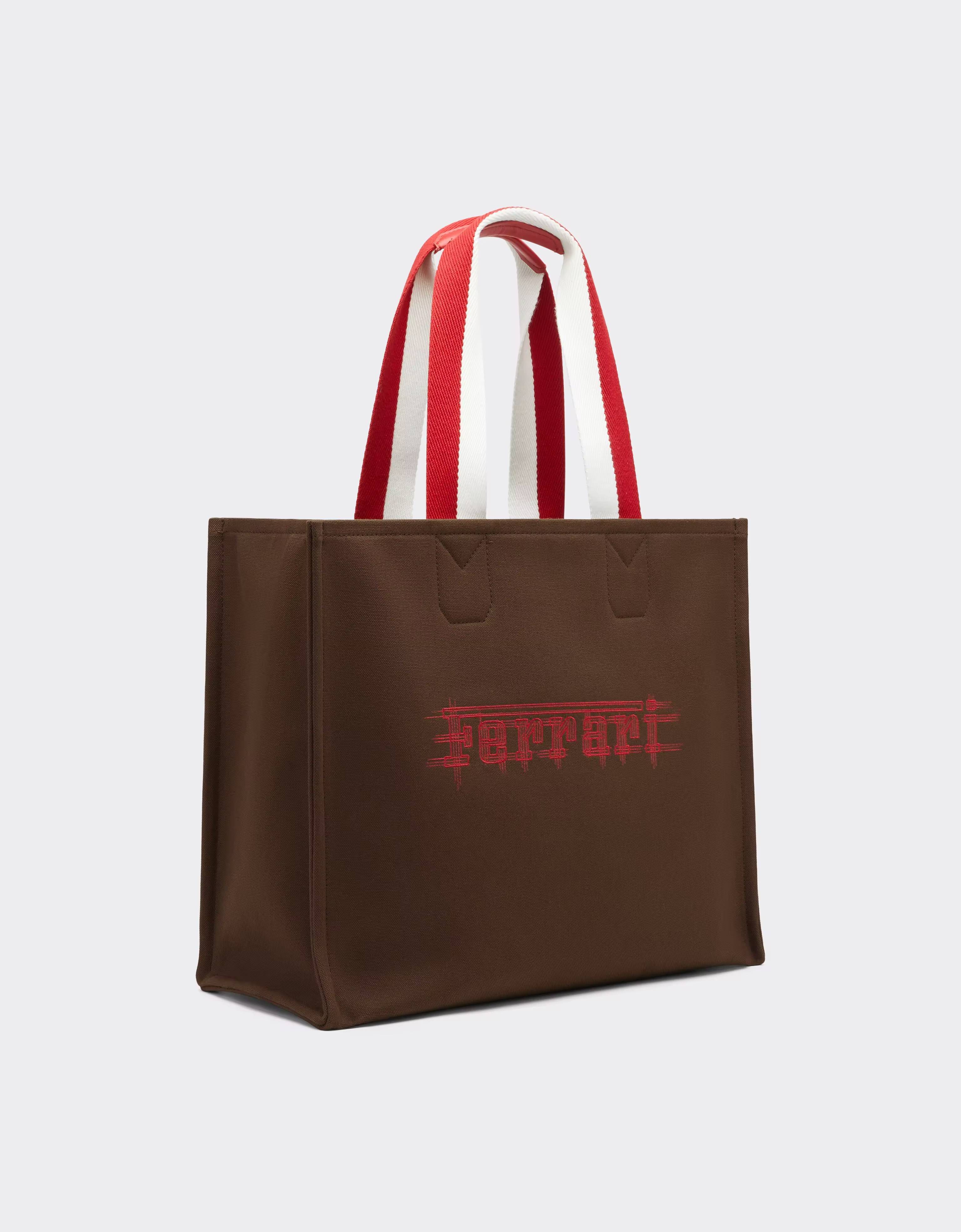 Ferrari Sac fourre-tout Ferrari en toile pour le GP de Monaco 2026 Caffè CBWTO0020YL00008f