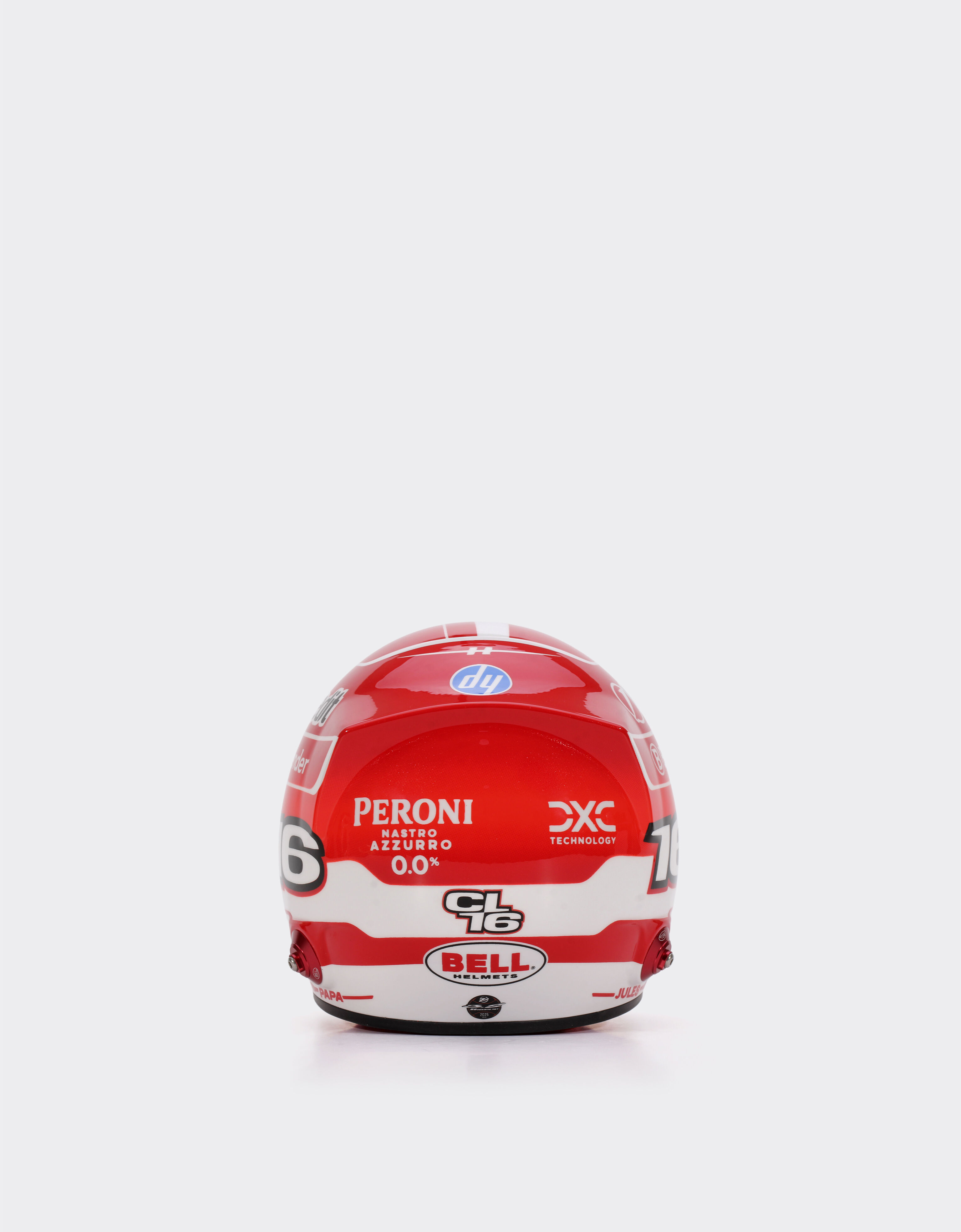 Ferrari 1:2比例2025 Charles Leclerc迷你头盔 多色 LA07Of