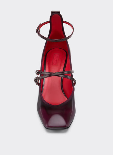 Leather Mary Jane pumps Ferrari Leather Mary Jane pumps Cherry 22732f