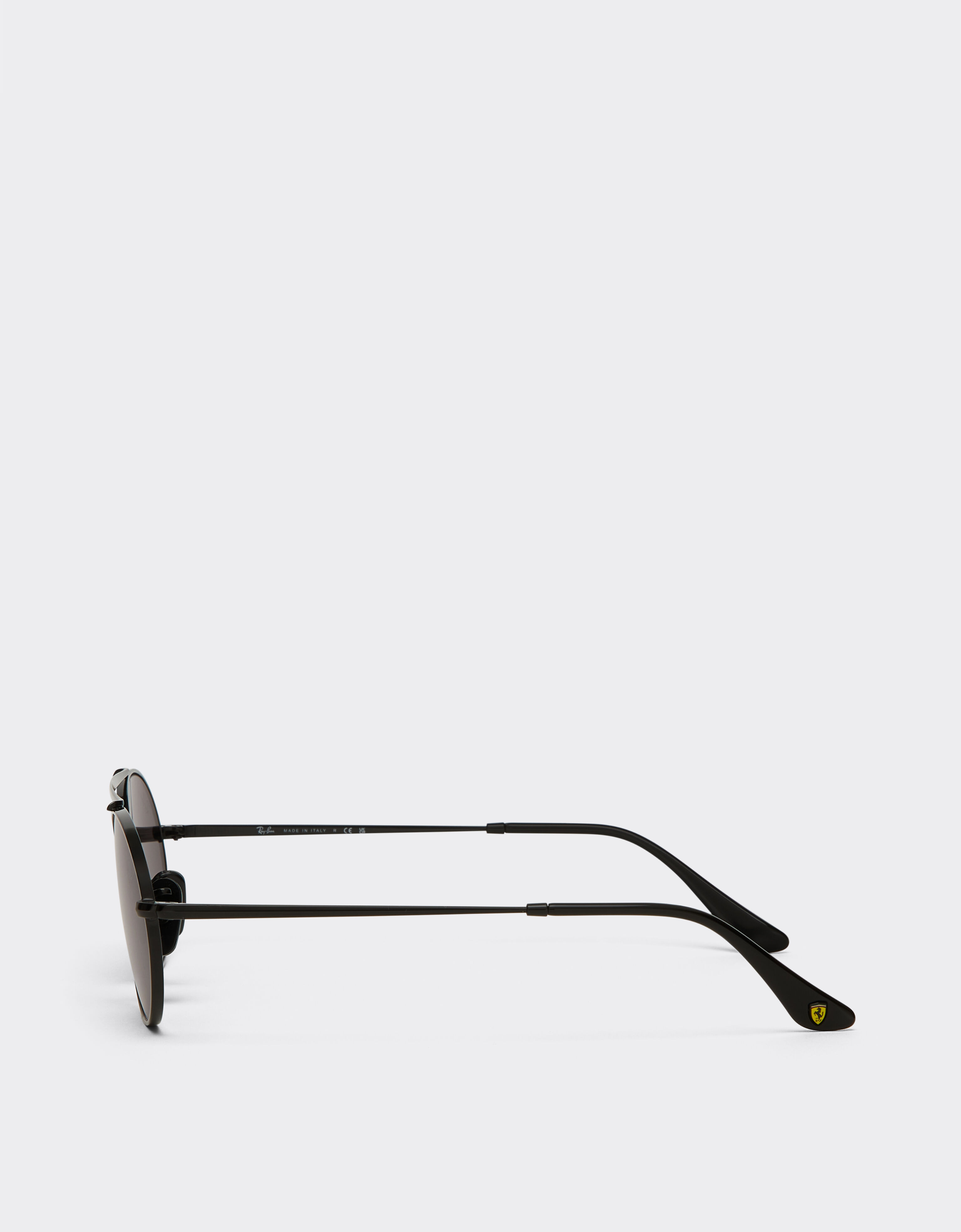 雷朋与法拉利车队合作款 RB3775M 深灰色镜片黑色金属太阳镜 Ferrari 雷朋与法拉利车队合作款 RB3775M 深灰色镜片黑色金属太阳镜 黑色 LA0EEf