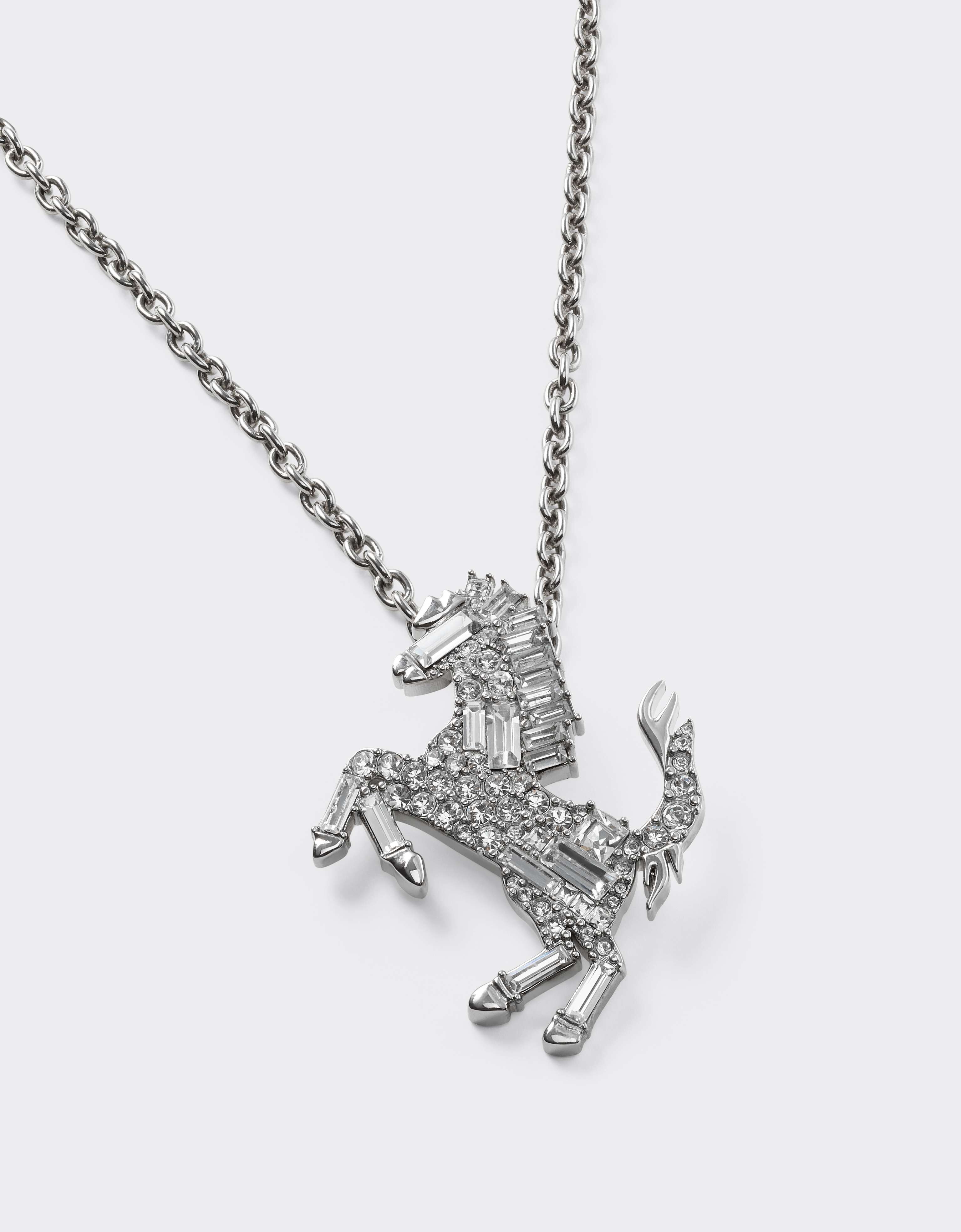 Collar Cavallino Rampante Strass Ferrari Collar Cavallino Rampante Strass Silver CGWNK0005JU00005f