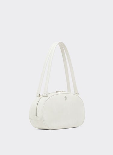 Ferrari La Ferrari Dino 柔软款托特包，麂皮与皮革材质 Avorio 51174f