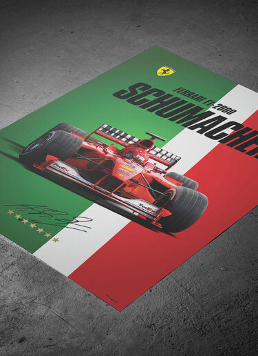 Ferrari Official Ferrari F1-2000 Michael Schumacher World Champion poster Multicolore LE0P0321EXT0001f