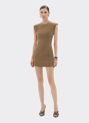 Ferrari 科技棉质连衣裙 Khaki Green 50065f