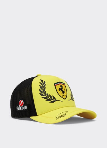 Ferrari Hamilton GP Silverstone 2026 Replica Trucker Cap Yellow LA0CP1149EXT0001f
