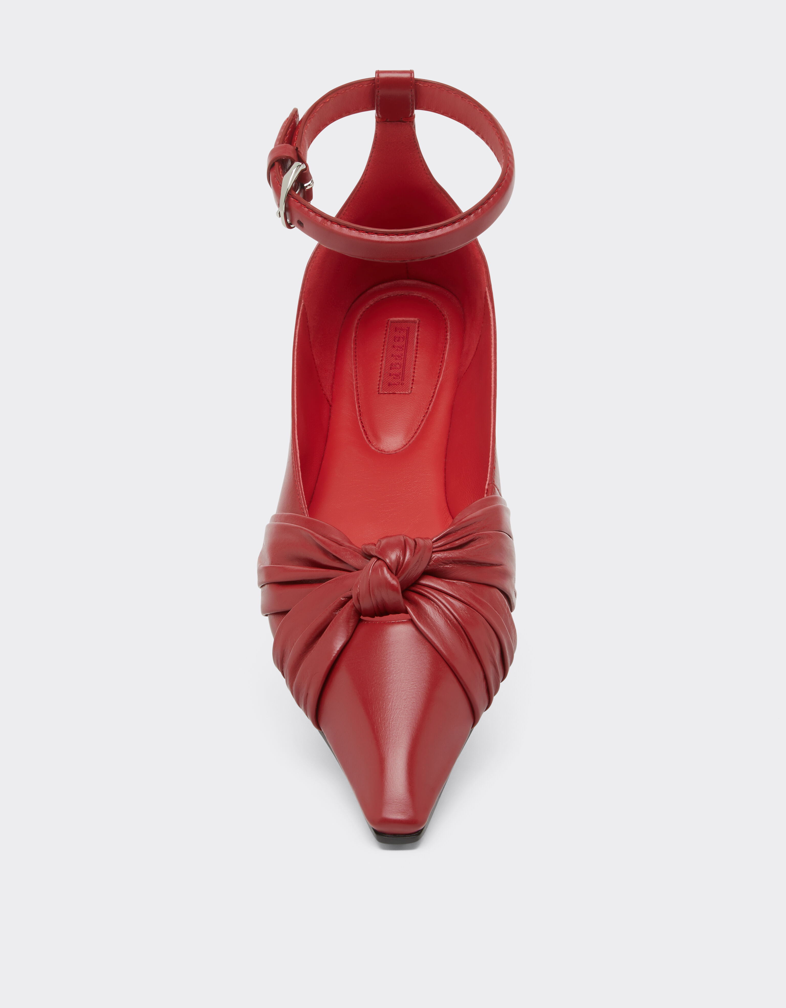 亮泽皮革芭蕾平底鞋 Ferrari 亮泽皮革芭蕾平底鞋 Maison Red 49991f