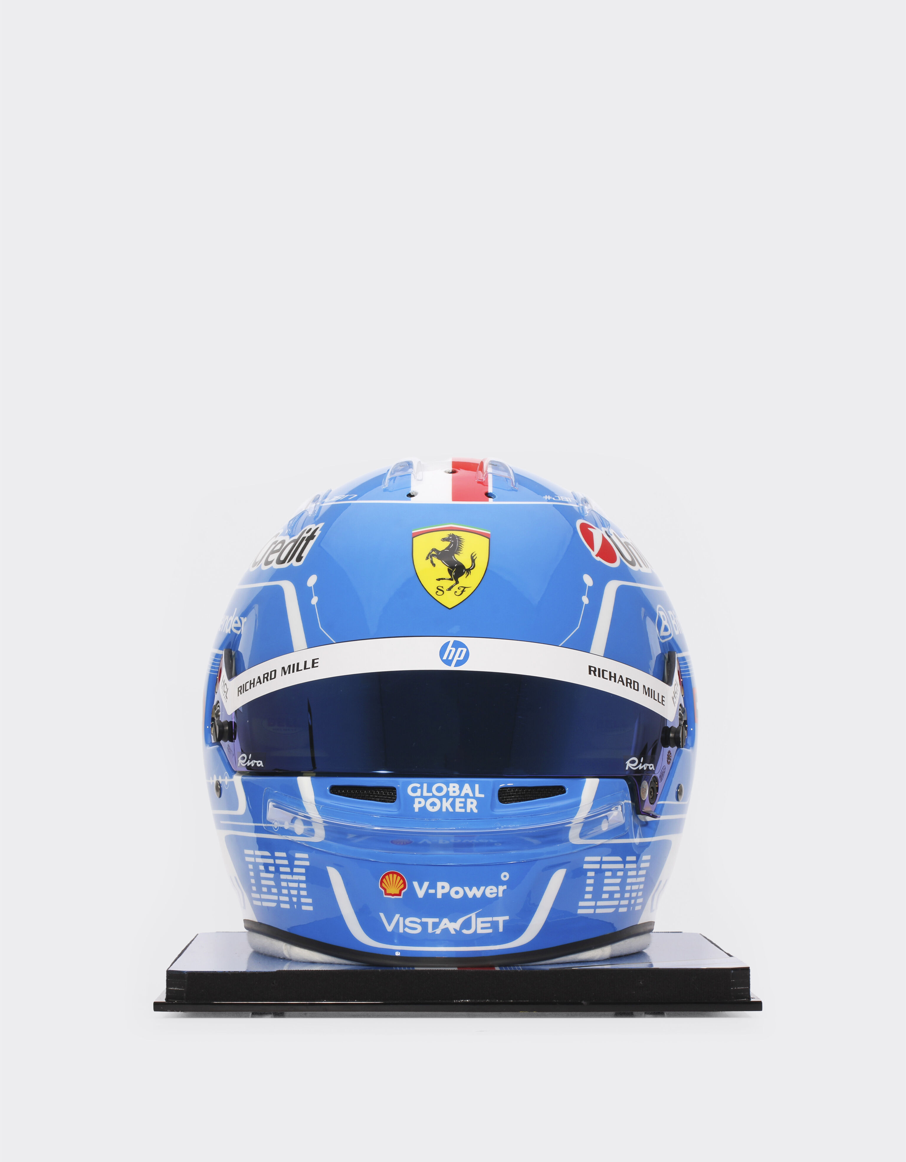 Ferrari 1:1比例Charles Leclerc迈阿密2025特别版头盔 多色 LA076f