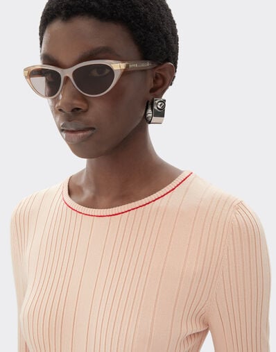 Ferrari Stretch viscose knit Powder Pink 49980f