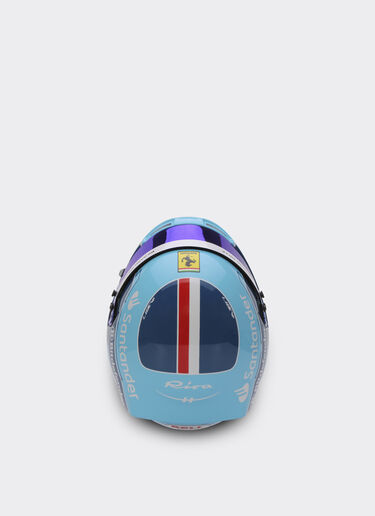 Ferrari 1:2比例 Charles Leclerc 迈阿密2024特别版迷你头盔 浅蓝色 F1348f