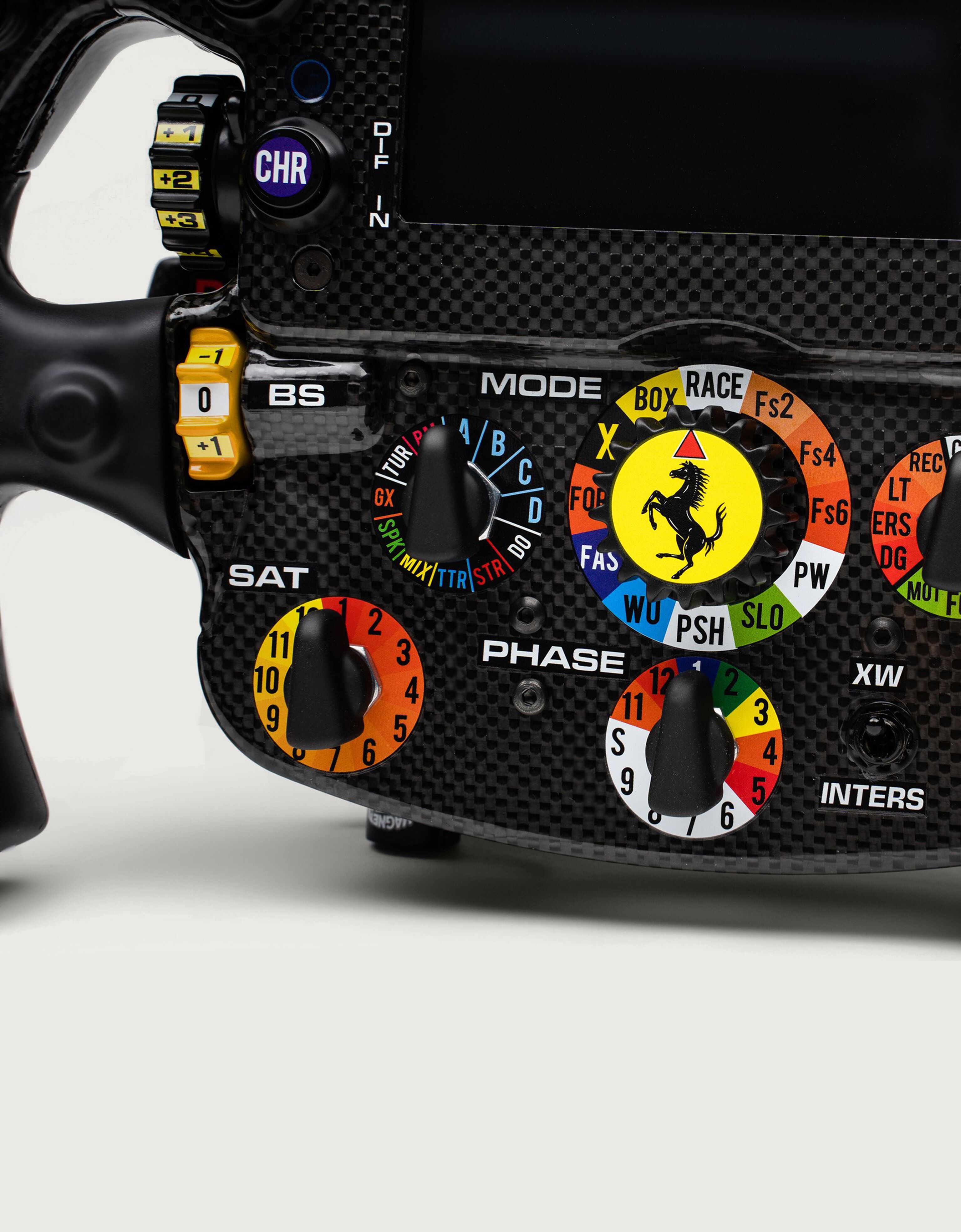 Ferrari 1:1 限量版 SF21 方向盘模型 黑色 F0403f