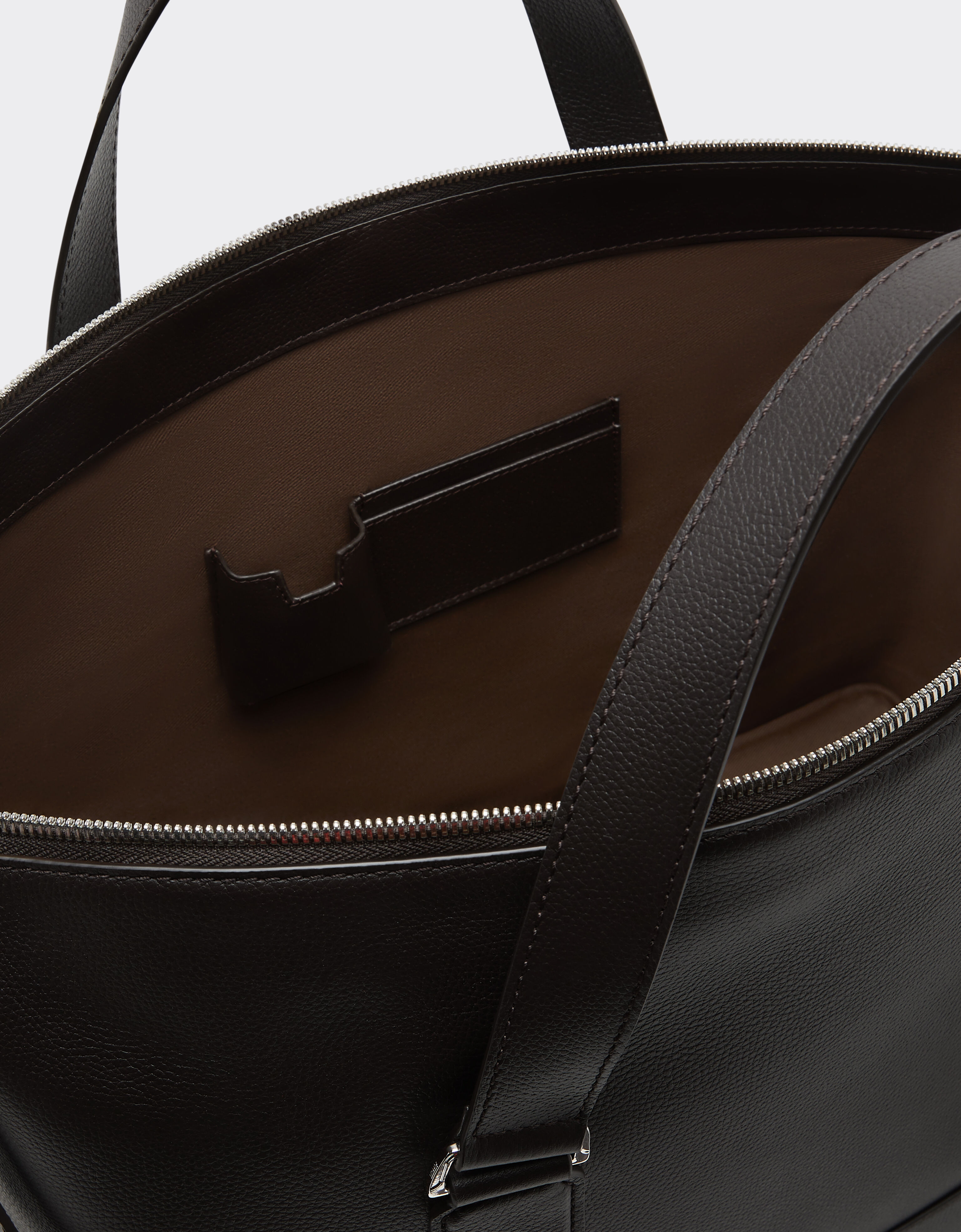 Garnet leather duffle bag Ferrari Garnet leather duffle bag Marrone Scuro 50581f