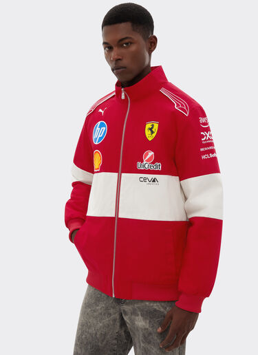 Ferrari Puma 与 Scuderia Ferrari HP 合作款2025车队夹克 红色 LA033f