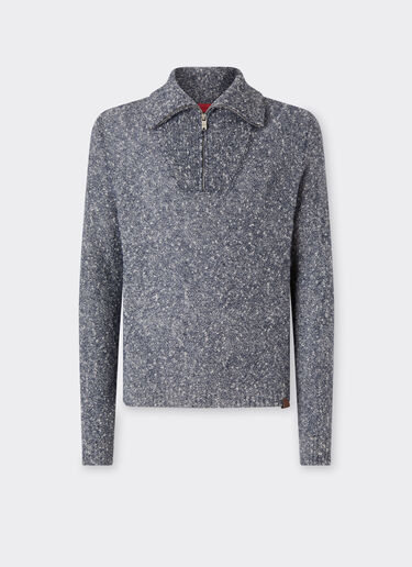 Cashmere and silk knit Ferrari Cashmere and silk knit Ultramarine 49906f