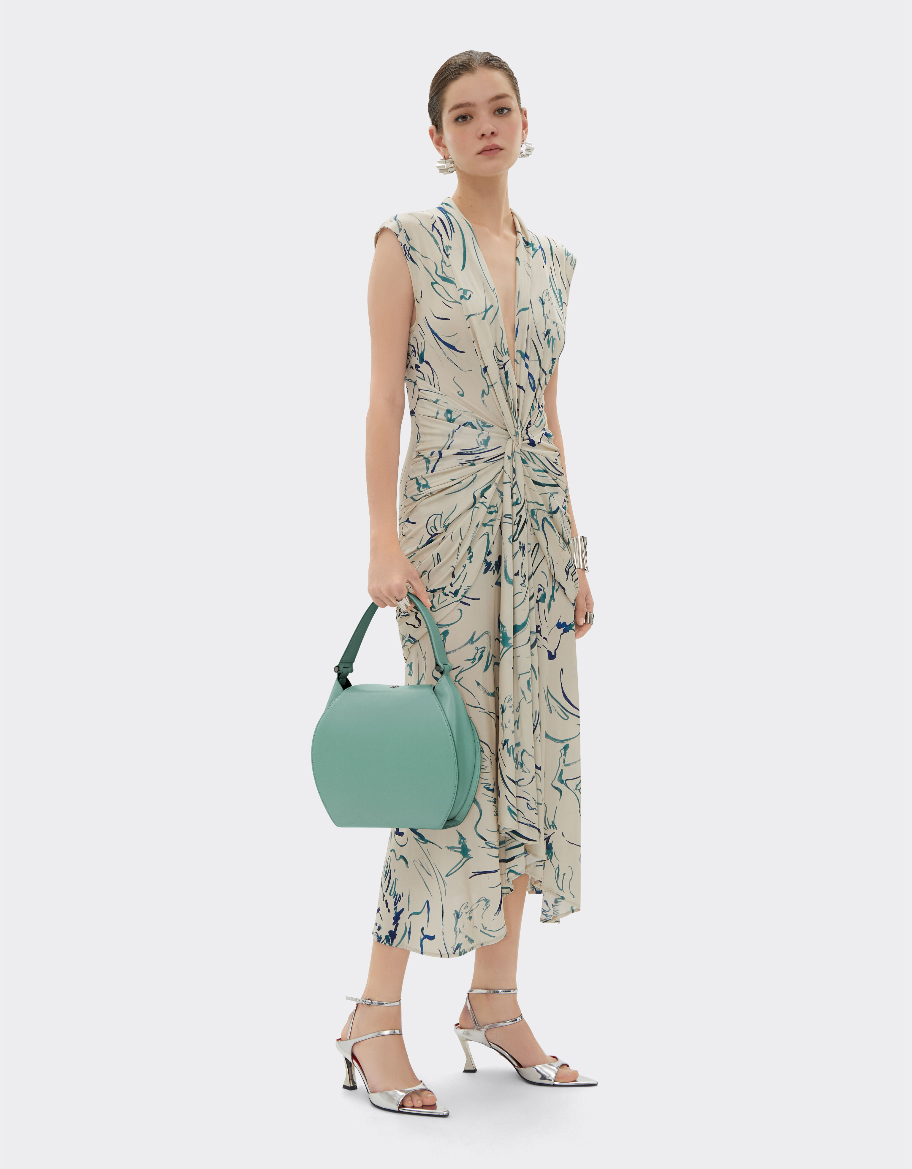 Ferrari La Ferrari Dino Hobo Bag Ficus Green 22120f
