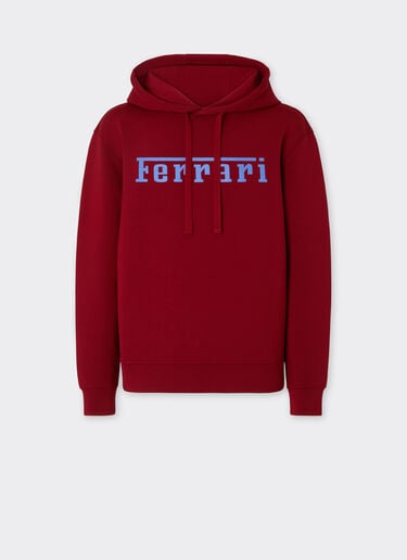 Ferrari 法拉利徽标印花 Scuba 潜水面料卫衣 Maison Red 51160f