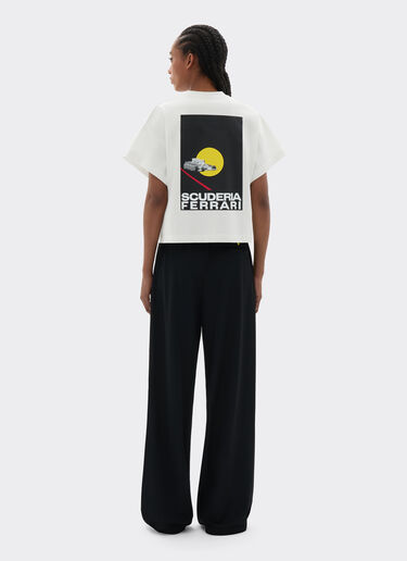  T-shirt with Scuderia Ferrari graphic Avorio SJWTH0084JCO0024f