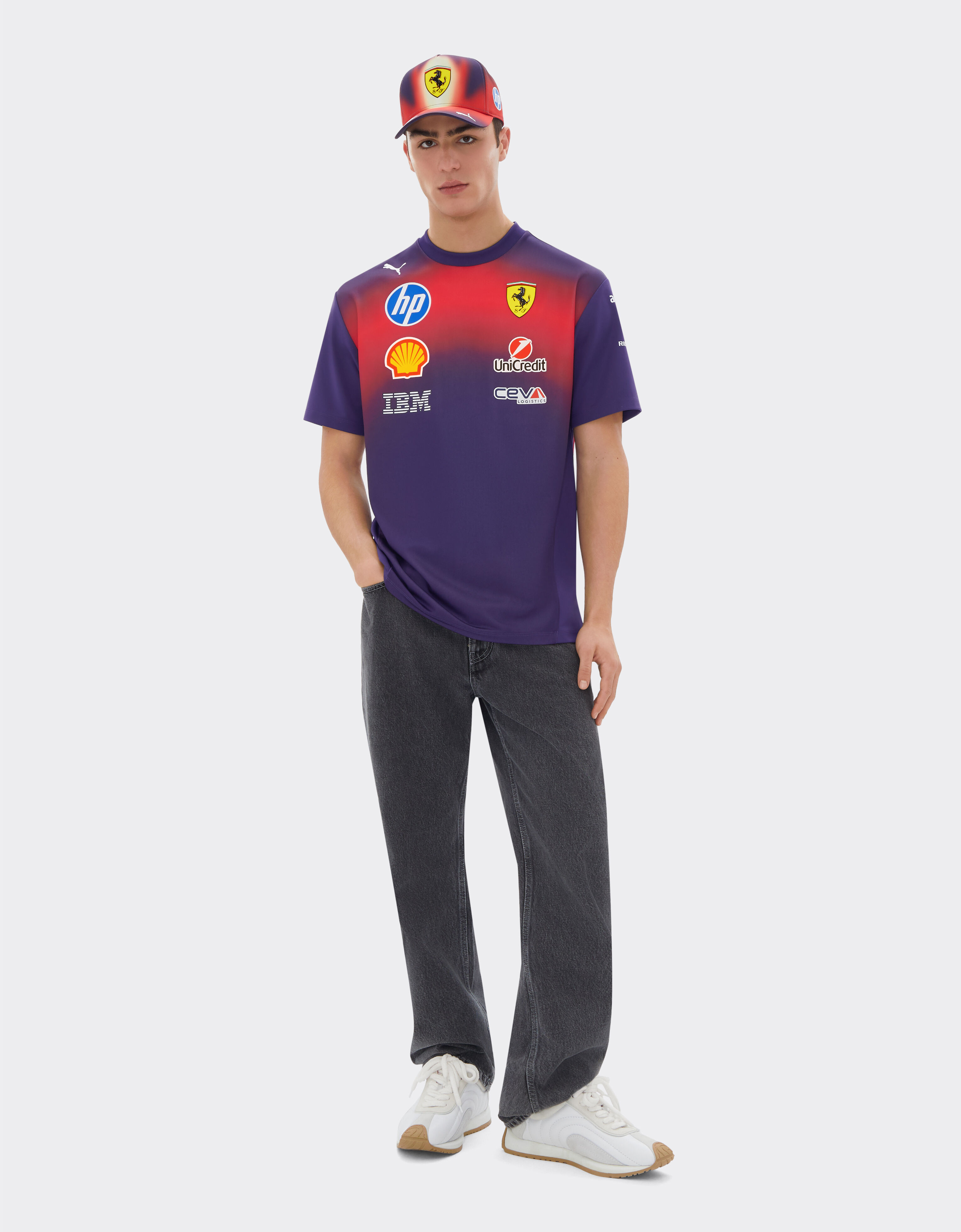 Puma Replica T-shirt for Scuderia Ferrari HP China 2026 Ferrari Puma Replica T-shirt for Scuderia Ferrari HP China 2026 Viola LA0GQf
