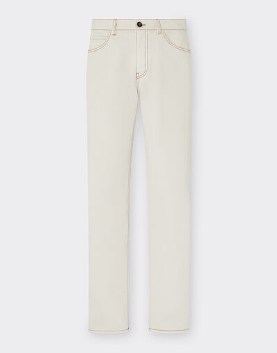 Ferrari 五袋牛仔裤 米色 21814f