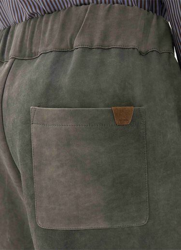 Ferrari 水洗效果 Cady 短裤 Olive green CWMTR0038WVI0005f