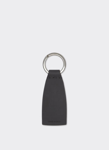 Ferrari Second Life Leather Keychain Black 21437f