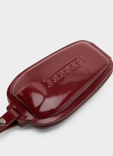 Ferrari keychain in shiny leather Ferrari Ferrari keychain in shiny leather Cherry 49238f