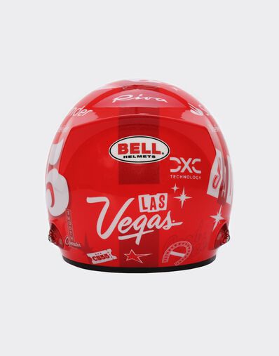 Ferrari 1:2 2023 Carlos Sainz 迷你头盔 - 拉斯维加斯特别版 红色 F0904f