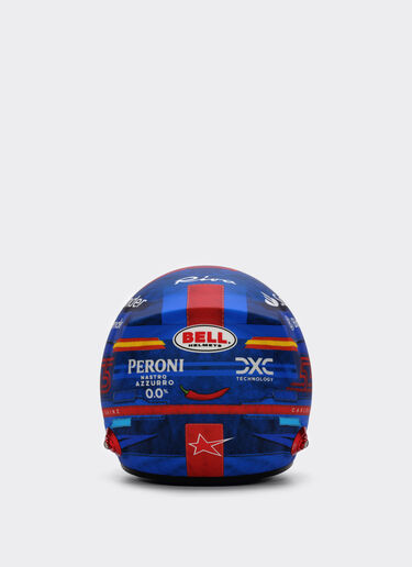 Ferrari 1:2比例 Carlos Sainz 迈阿密2024特别版迷你头盔 苏格兰蓝色 F1349f