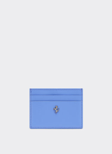 Ferrari Ferrari GT card case in smooth leather Cyan 21417f