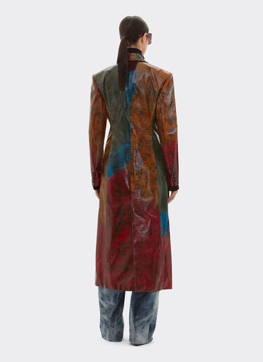 Ferrari 雾面皮革大衣 骆驼色 49831f