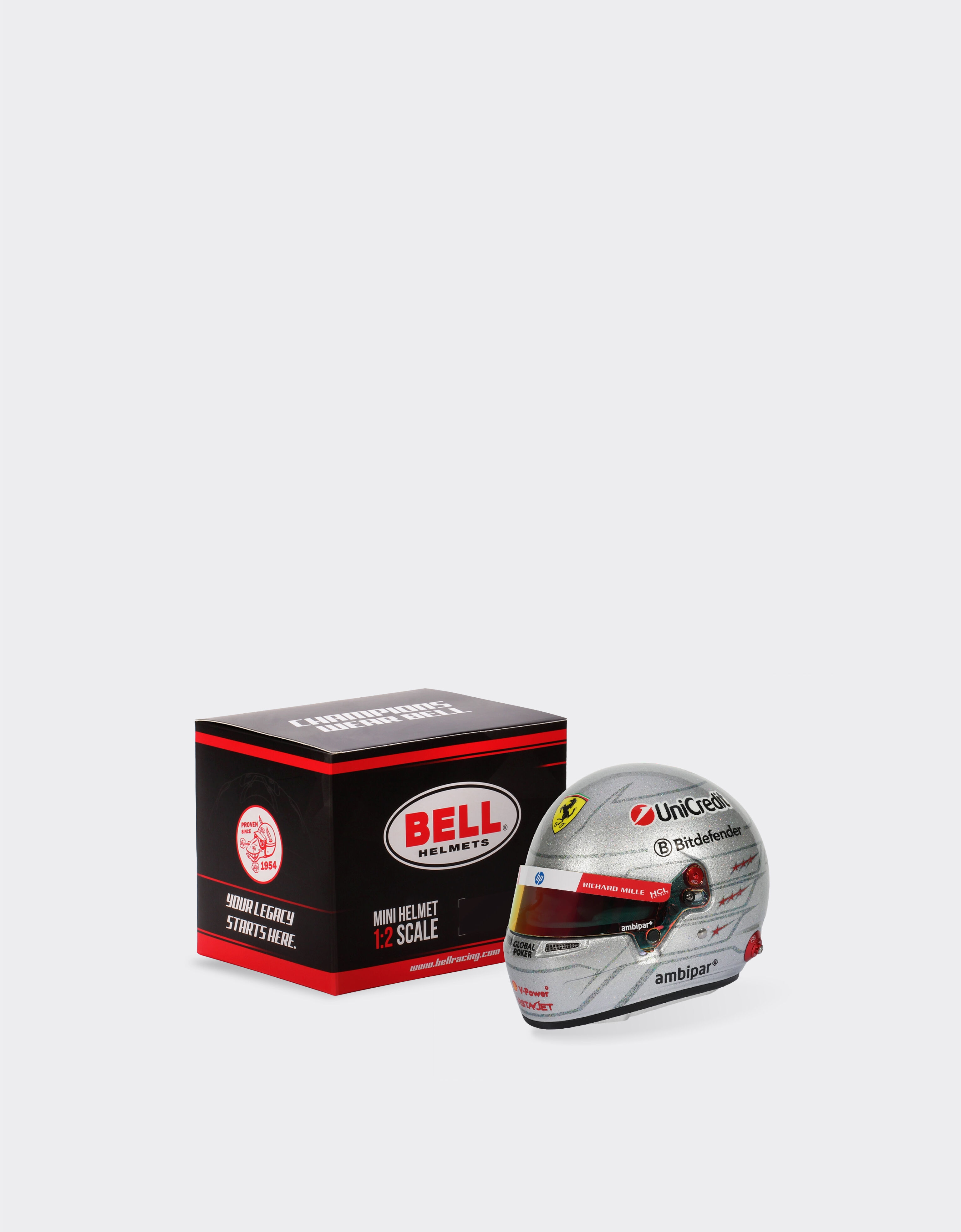 Ferrari 1:2比例汉密尔顿拉斯维加斯迷你头盔 - 2025特别版 MULTICOLOUR LA07Rf