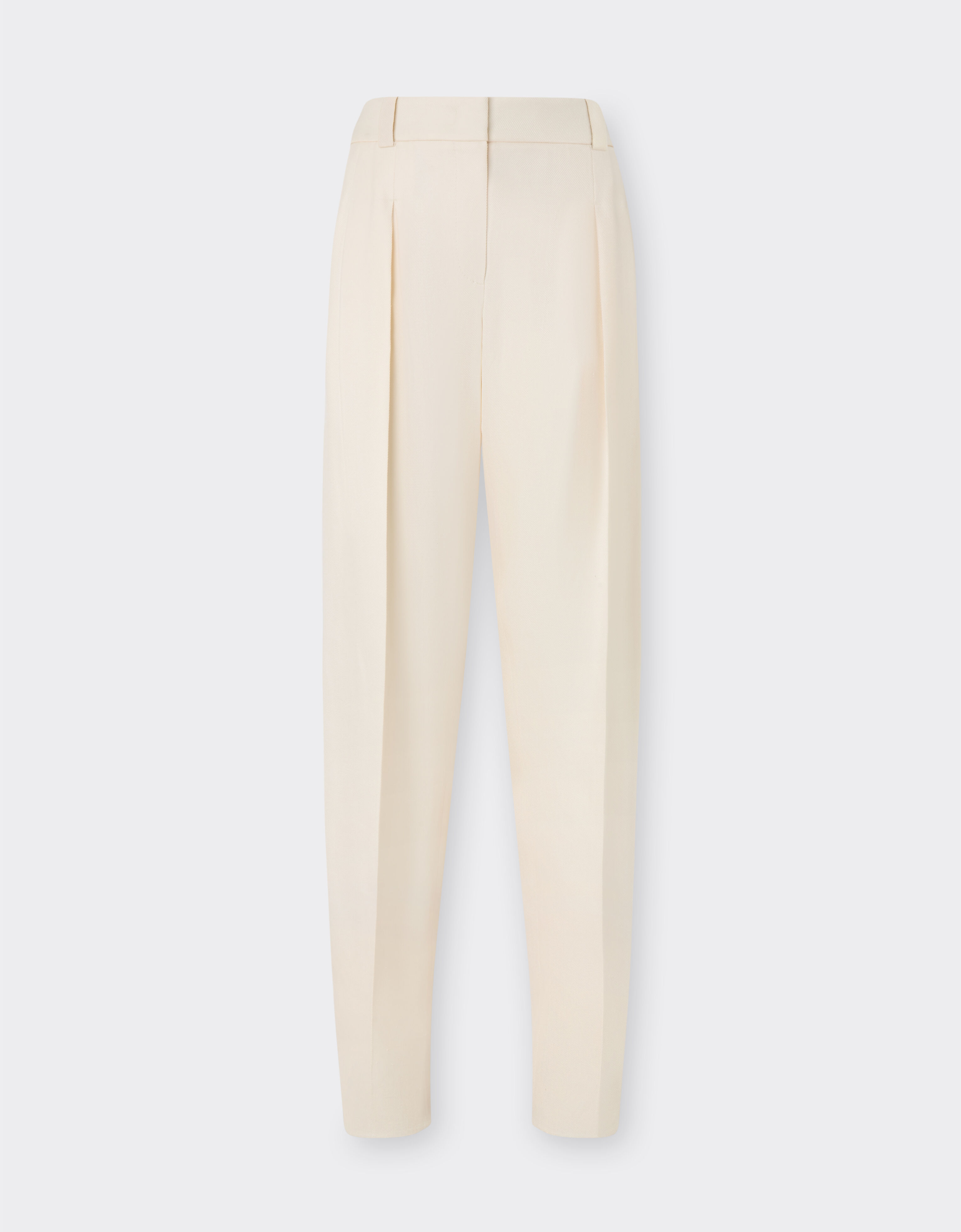 Ferrari 茧绸长裤 Avorio 51026f