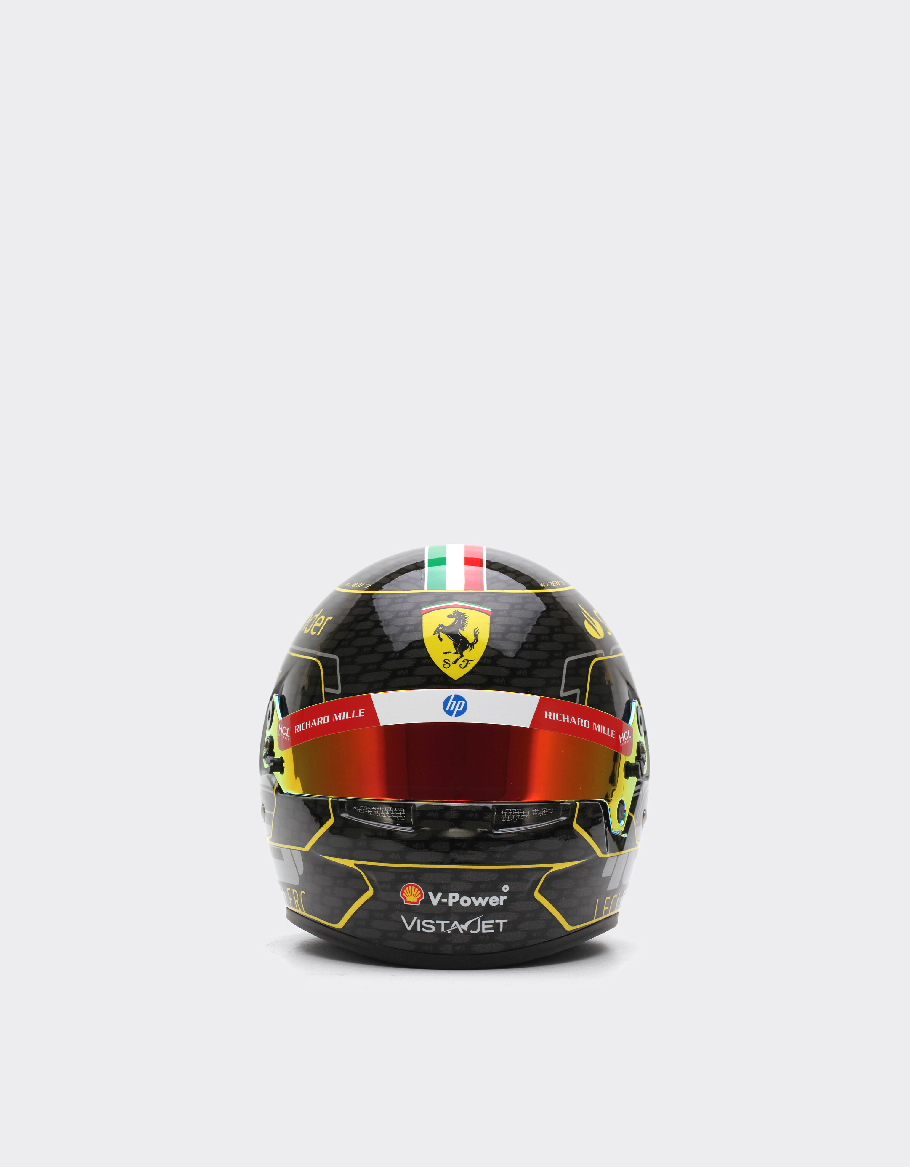 Ferrari 1:2比例 Charles Leclerc 蒙扎迷你头盔 - 2024特别版 红色 F1352f
