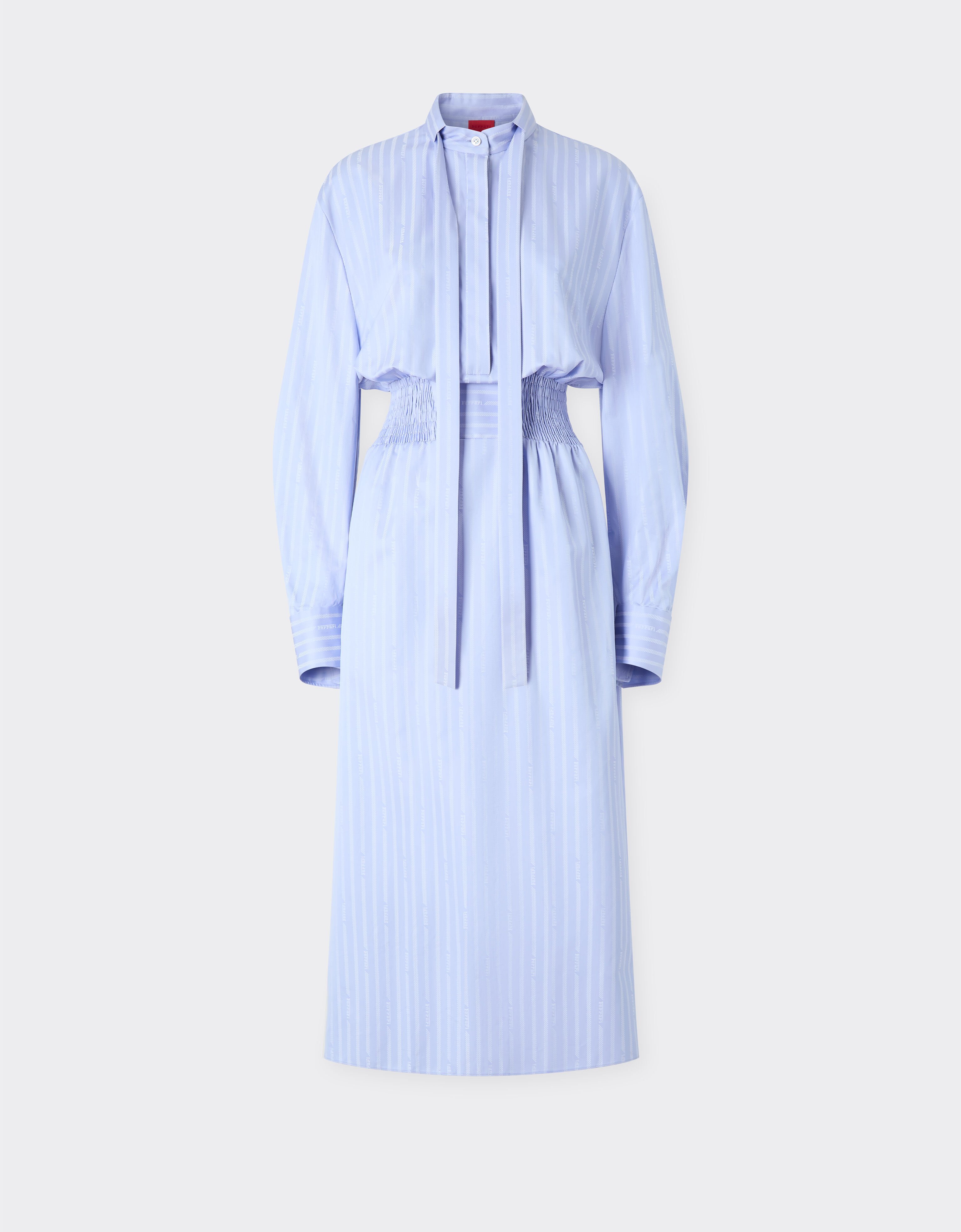 Ferrari 法拉利 Monogram 图案连衣裙 Oxford Blue 50348f