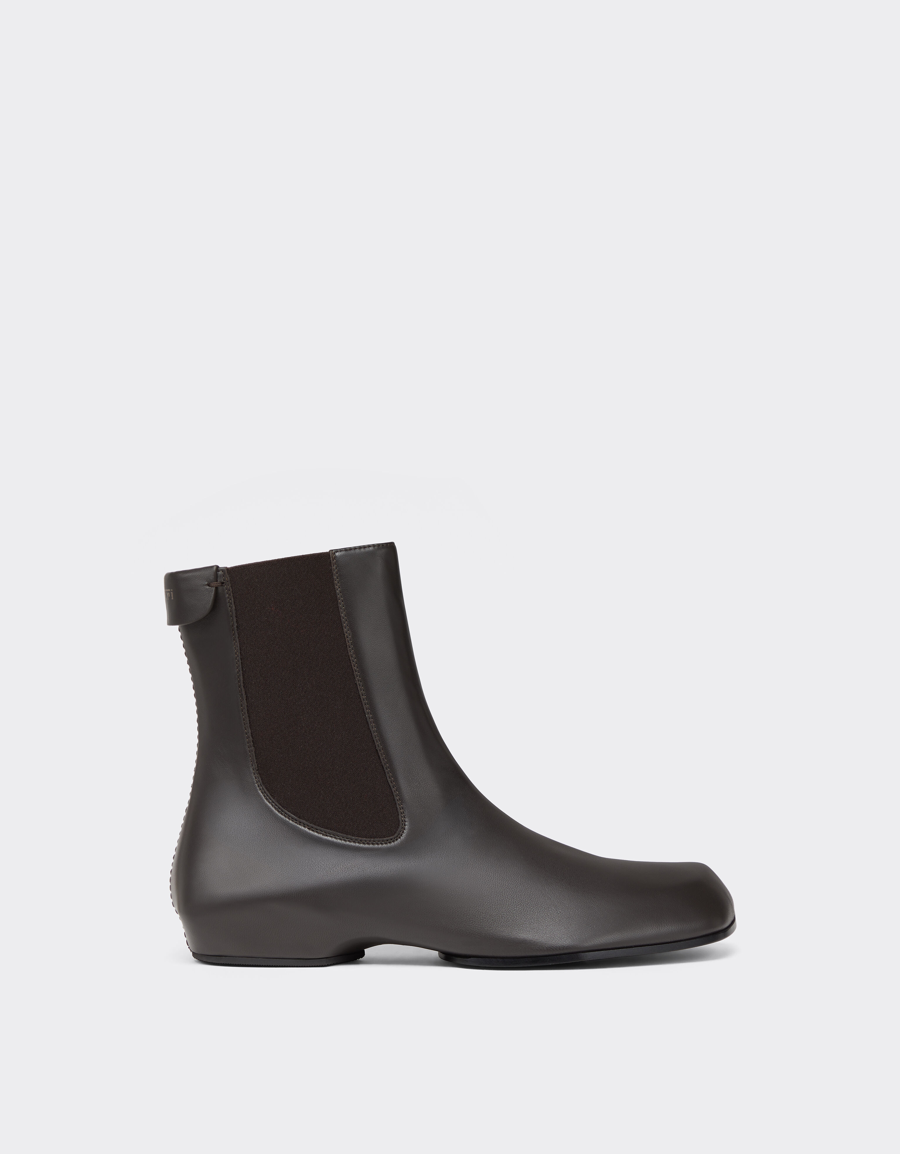 Polished Leather Chelsea Boots Ferrari Polished Leather Chelsea Boots Dark Brown CSMCH0002XL00032f