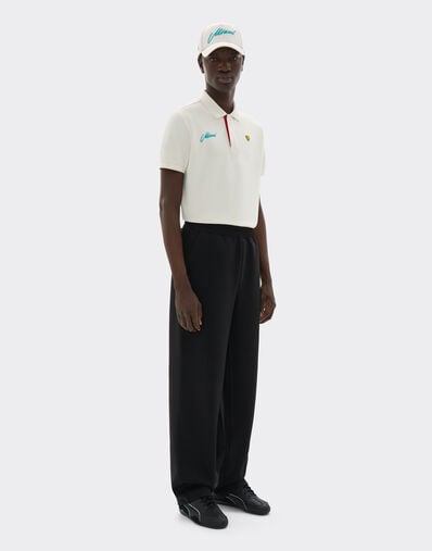 Ferrari Scuderia Ferrari Miami 2026 Polo Shirt Avorio SJMPO0019JCO0039f