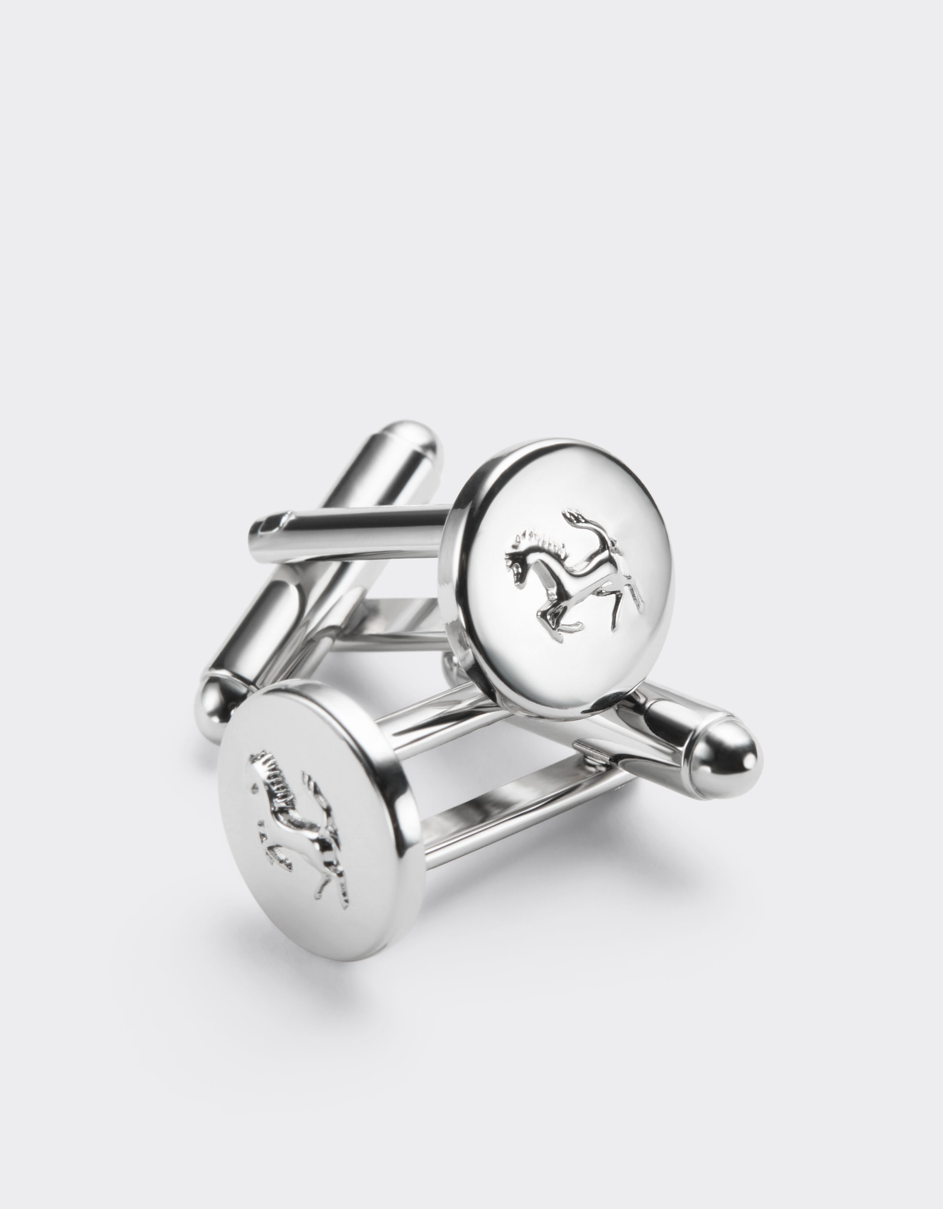 Metal cufflinks Ferrari Metal cufflinks Polished Chrome 50026f