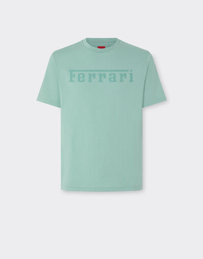 Ferrari Cotton T-shirt with Ferrari logo Mahogany 51037f