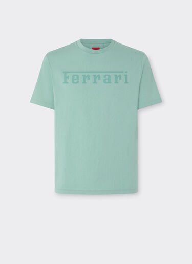 Ferrari Cotton T-shirt with Ferrari logo Mahogany 51037f