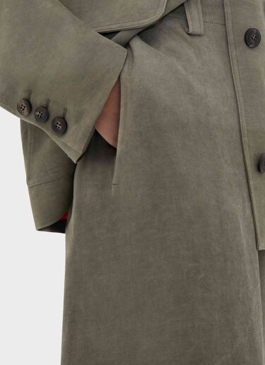 Ferrari Pantalón de cady de viscosa con efecto lavado Olive green CWWTR0017WVI0005f